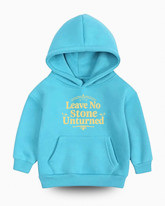 Baby & Toddler Leave No Stone Unturned Hoodie - Aqua