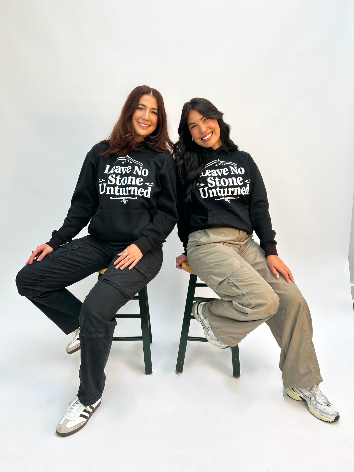 Leave No Stone Unturned Hoodie - Black